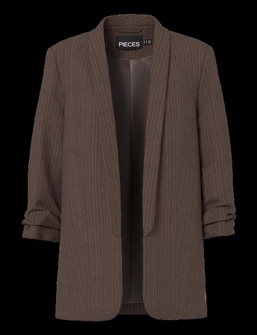 Pieces | Pcbosella 3/4 Pinstripe Blazer Noos Bc | L
