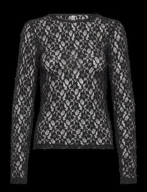 Pieces | Pchazel Ls Lace Top Jrs Noos Bc | XS