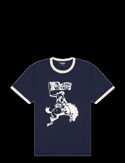 Wrangler | Ringer Tee | XL x 00