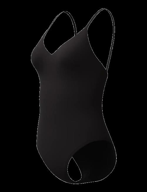 Speedo | Solid V-Neck Swimsuit | L