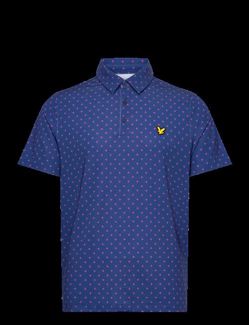 Lyle & Scott Sport | Golf Cross Print  Polo | L
