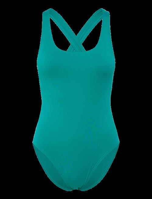 Speedo | Solid Scoop Neck Swimsuit | S