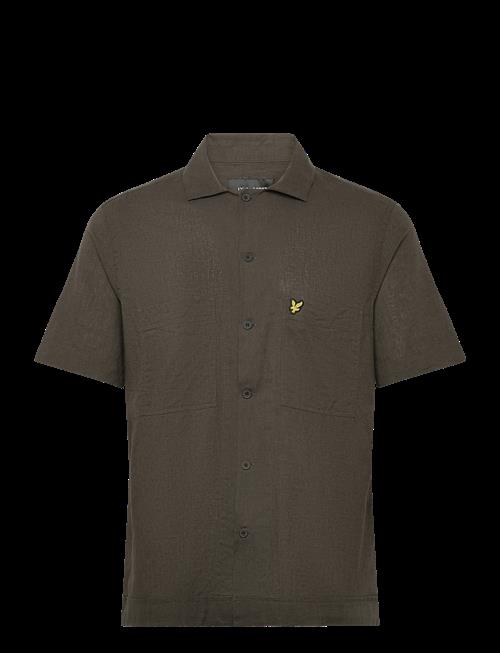 Lyle & Scott | Cuban Collar Short Sleeve Shirt | XL