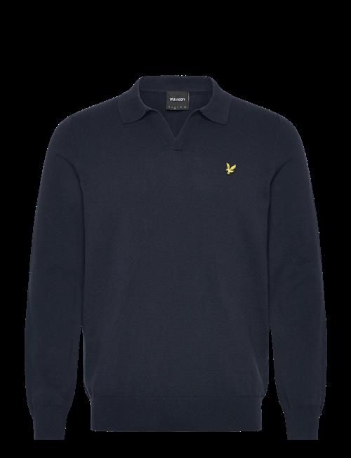 Lyle & Scott | Cotton Long Sleeve Polo Collar Jumper | L