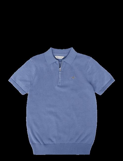 Gant Kids | Shield Knitted Zip Ss Polo | 140