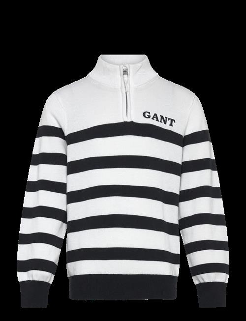 Gant Kids | Gant Knitted Breton Stripe Zip Funnel | 134