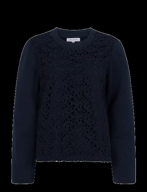Newhouse | Junie Lace College Sweater | S