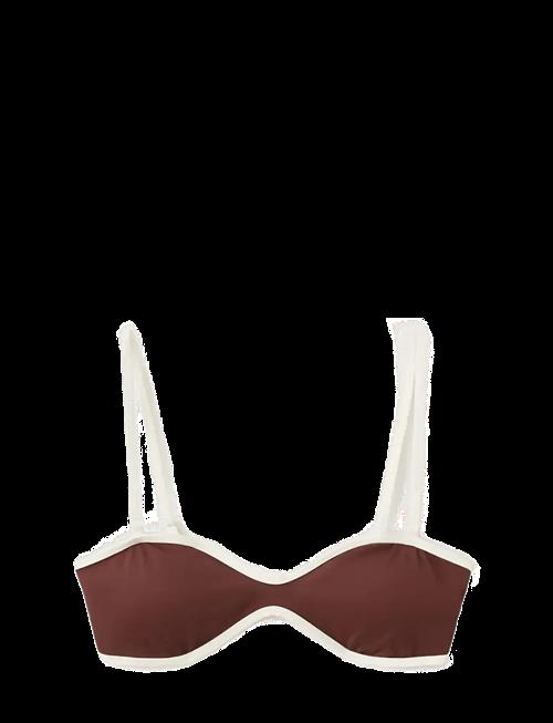 Mango | Bikini Top With Contrasting Trim | S