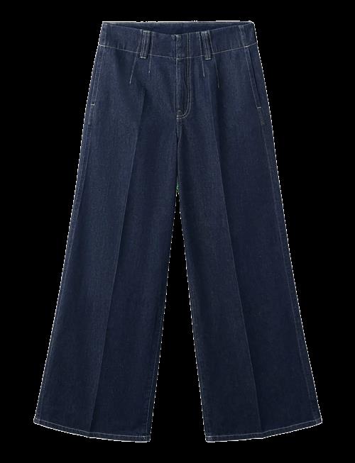 Mango | Wide Leg Mid-Rise Jeans | 36