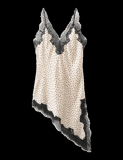 Mango | Polka Dots Lace Top | L
