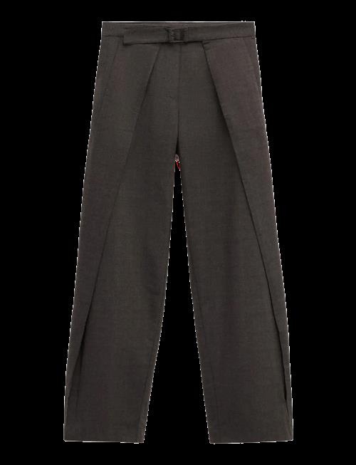 Mango | Pleated Trousers With Belt | 38