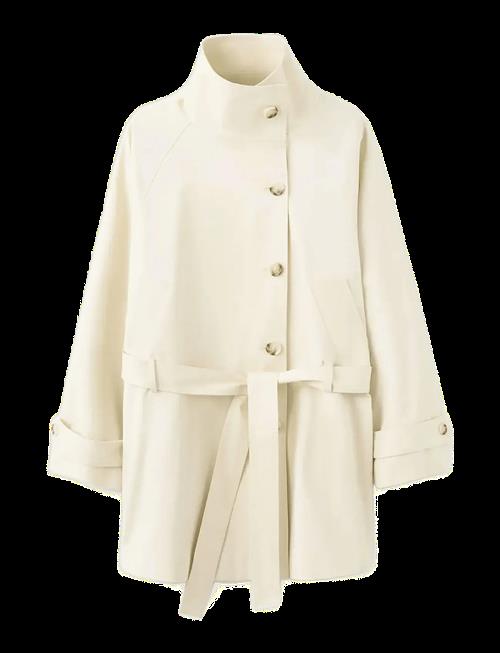 Mango | Funnel Neck Belted Trench Coat | S