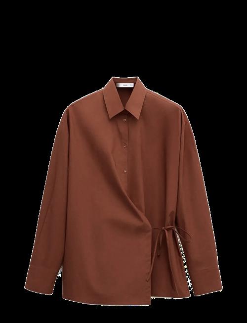 Mango | Cotton Cross Shirt | M