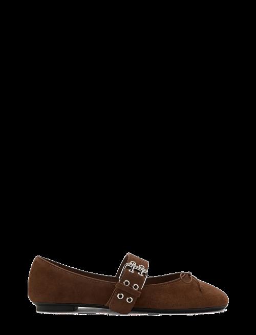 Mango | Buckle Suede Ballerina | 37