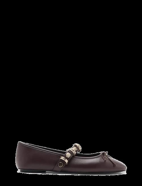 Mango | Ballet Pump With Metallic Strap Details | 35