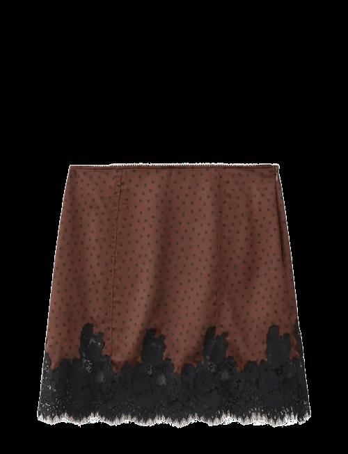 Mango | Polka Dot Slip Skirt | L