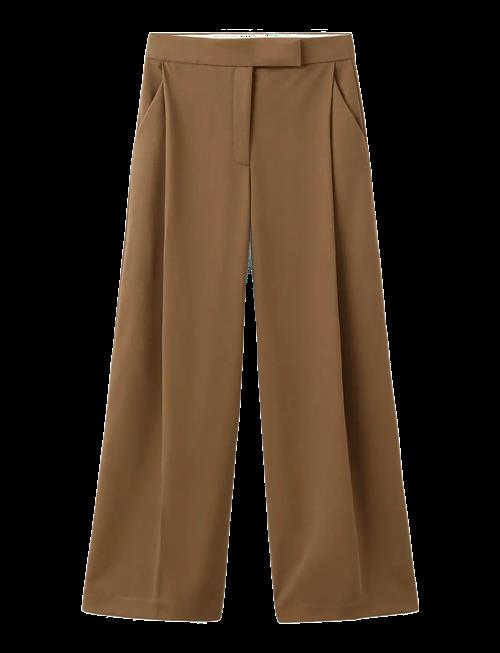 Mango | Pleated Wide Leg Trousers | 38