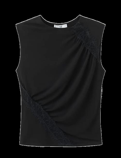 Mango | Ruched Fitted Top | S