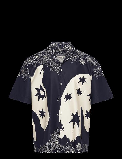 Scotch & Soda | Printed Lyocell Relaxedfit Shortsleeved Shirt | M