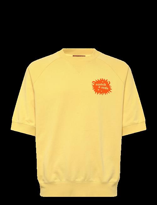 Scotch & Soda | Front And Back Artwork Loosefit Shortsleeve Sweatshirt | M