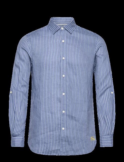 Scotch & Soda | Linen Striped Regularfit Shirt | XL