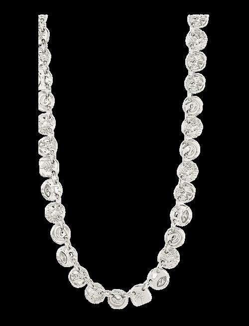 Pilgrim | Fire Necklace Silver-Plated | ONE SIZE