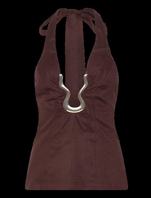 Bardot | Cavarly Linen Halter Top | 42