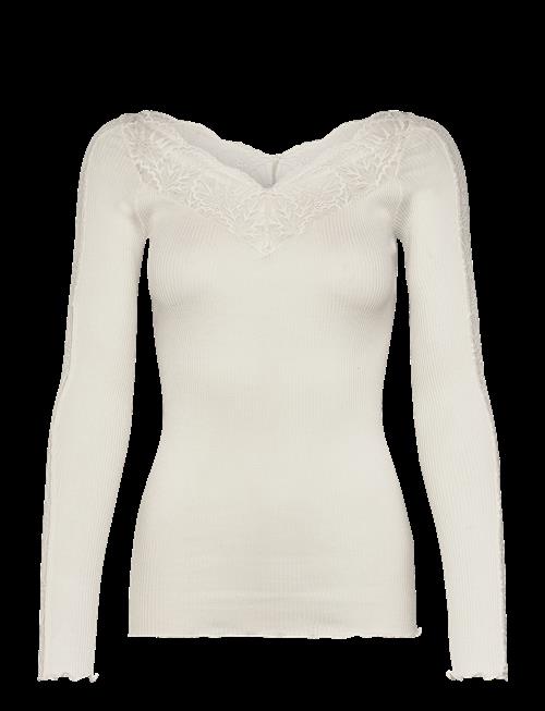Rosemunde | Rwbeatha Silk Ls Lace T-Shirt | M
