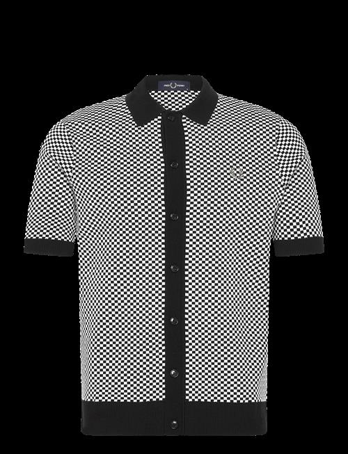 Fred Perry | Chequerboard Button Shirt | L