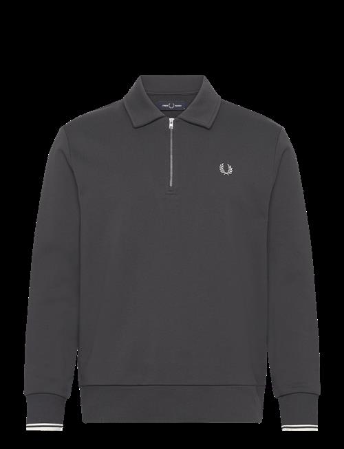 Fred Perry | Half Zip Collared Sweatshirt | L
