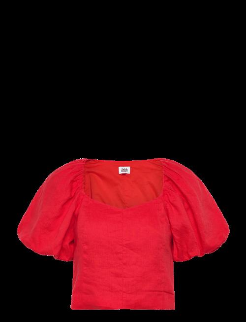 Twist & Tango | Audrina Linen Top | 36