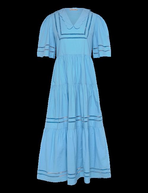 Stella Nova | Maxi Dress With Short Sleeves And Artworks | 36