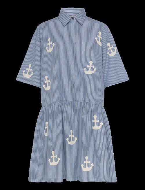 Stella Nova | Oversized Dress With Embroidered Anchor | 40