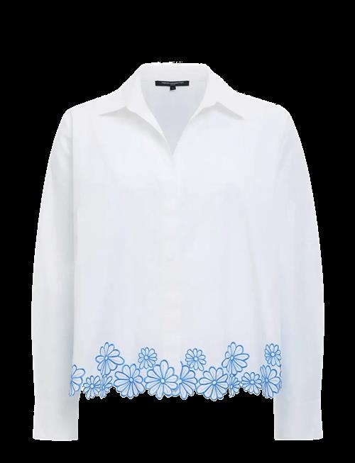 French Connection | Cambria Cotton Floral Hem Shir | S
