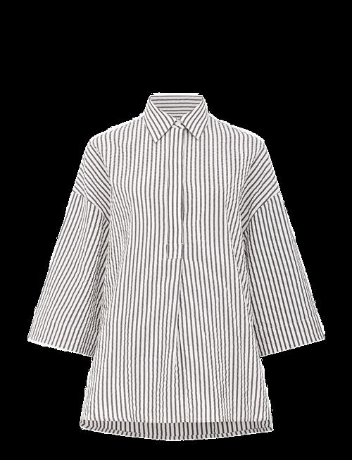 French Connection | Lia Seersucker Striped Shirt | M