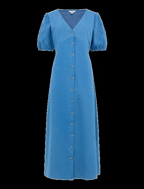 French Connection | Zaves Chambray Puffslv Midi Dr | 38