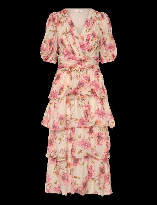 Bubbleroom | Balloon Sleeve Flounce Ankle Dress | XS