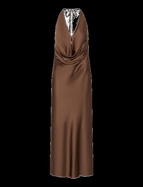 ROTATE | Chiffon Halter Dress | 36
