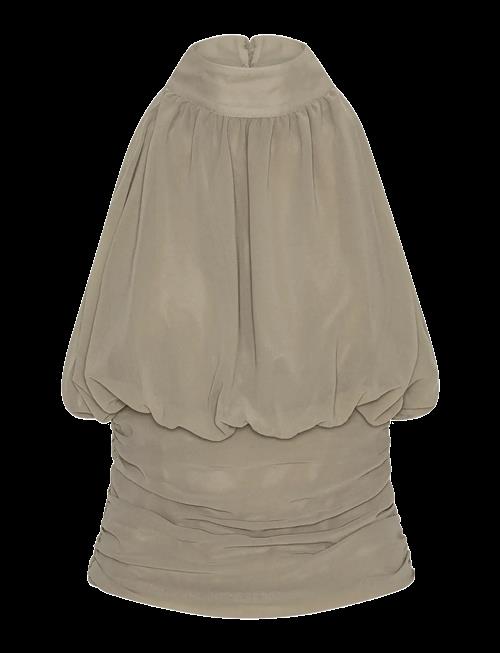 ROTATE | Chiffon Ruched Top | 36