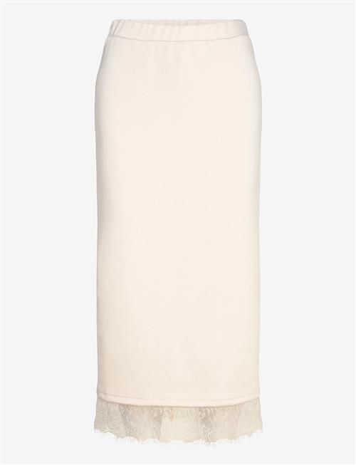 Vila | Viewie Hw Lace Midi Skirt | L