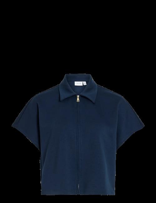 Vila | Visiffi Collar S/S Zipper Top/Pb | XL