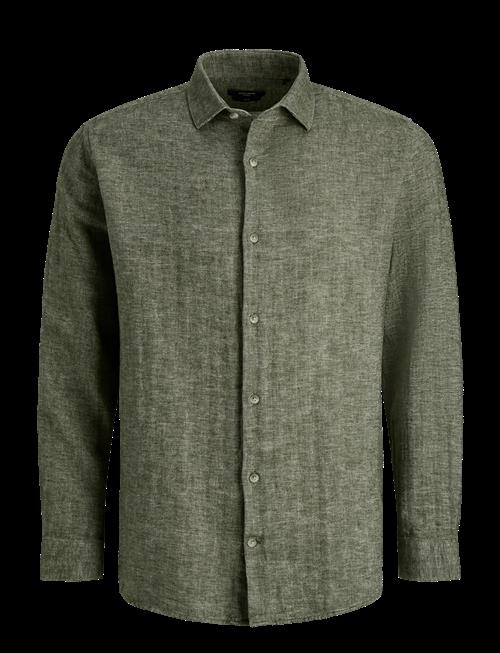 Jack & Jones | Jprblaparker Linen Blend L/S Shirt | M
