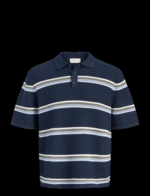 Jack & Jones | Jormaine Knit Stripe Polo Sn | XXL