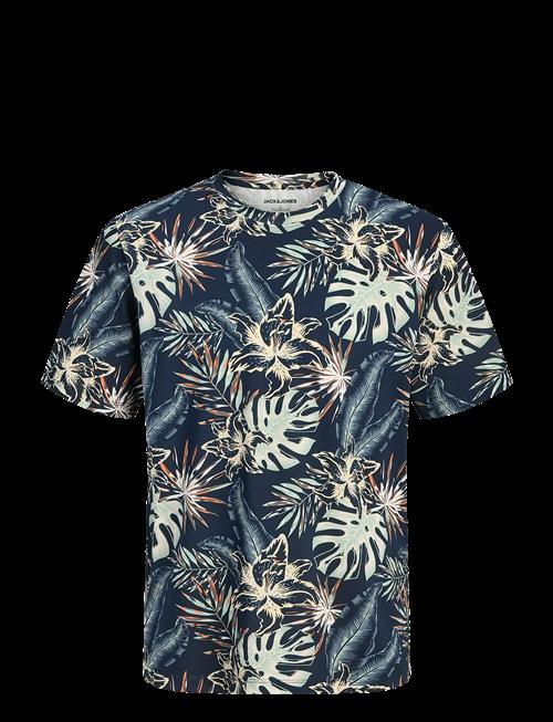 Jack & Jones | Jjhonolulu Aop Tee Ss Crew Neck | M