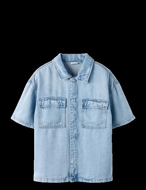 name it | Nkmjoy Boxy Dnm 1/2 Shirt 1860-Ph F | 152