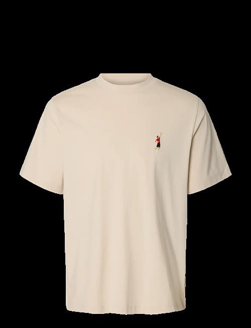 Selected | Slhreg-Ripley Ss Emb Tee Ex | M