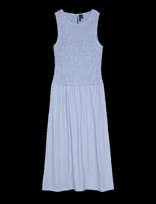 Vero Moda | Vmleya Sl 7/8 Stripe Smock Dress Wvn | L