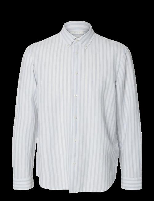 Selected | Slhregclay Linen Blend Bd Ls Shirt | M