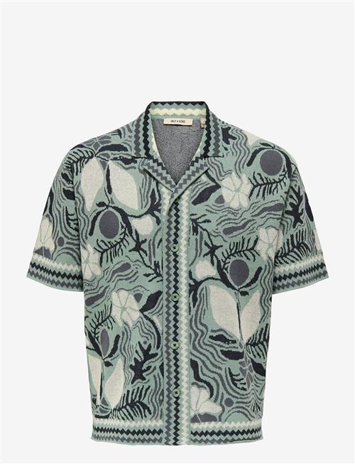 ONLY & SONS | Onsduke Rlx Jaq Ss Shirt Knit | S