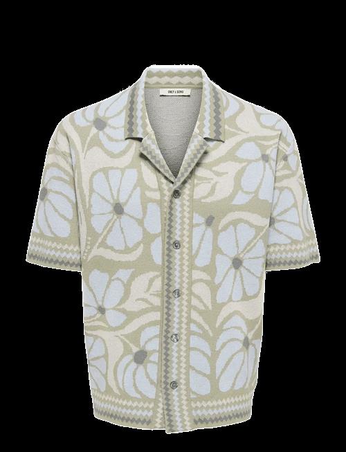 ONLY & SONS | Onsduke Rlx Jaq Ss Shirt Knit | M